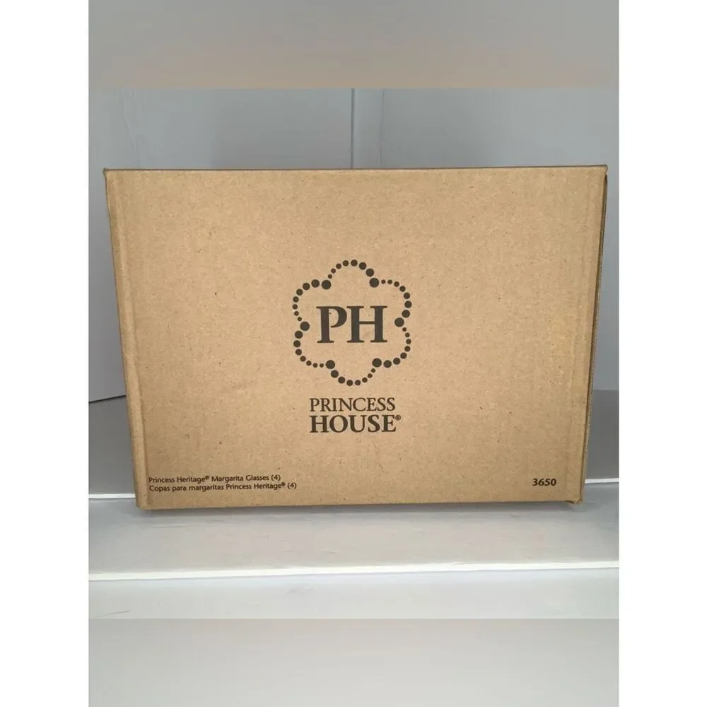 New Princess House Princess Heritage Margarita Glasses (set 4) 3650
